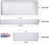 STORi SimpleSort 2-Piece Stackable Clear Drawer Organizer Set, 15" x 6" x 2" Rectangle Trays for Makeup and Office