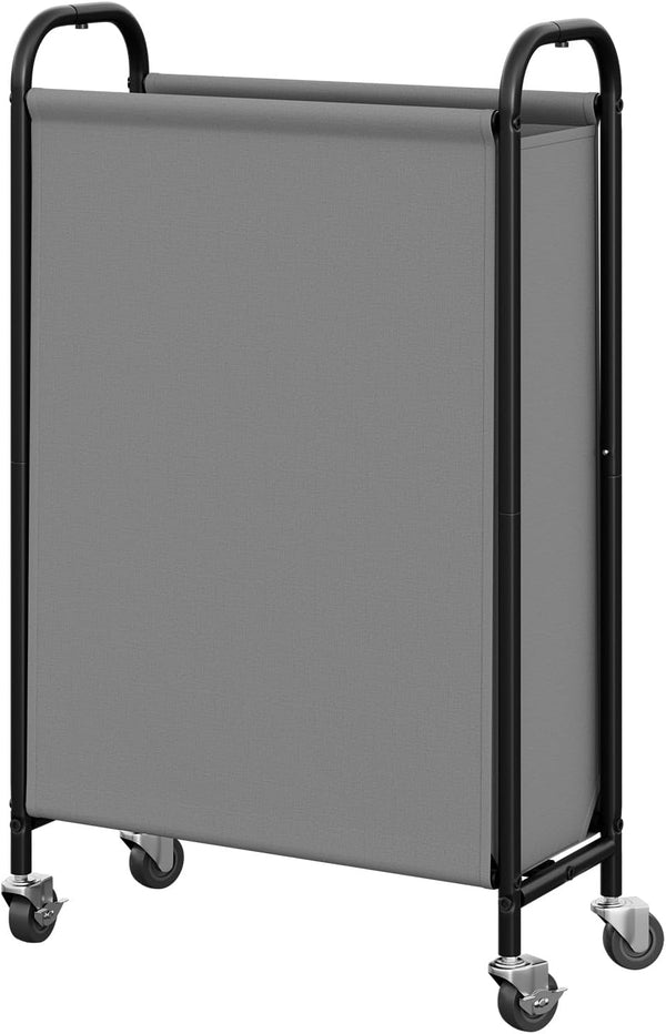 GRANNY SAYS 80L Slim Laundry Hamper with Silent Brake Wheels, Sturdy Metal