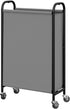 GRANNY SAYS 80L Slim Laundry Hamper with Silent Brake Wheels, Sturdy Metal