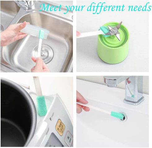 5Pcs Household Cleaning Brushes, Precision Cleaning Kit for Corner Stain Dirt, Deep Detail Crevice Cleaner Set