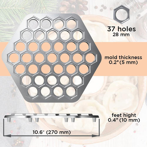 Russian Ravioli Mold, Metal Mold for Meat, Siberian Meat Dumpling Machine, Ravioli Cutter
