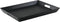 GET G.E.T. RST-1522-BK Non-Skid Ottoman / Coffee Table Serving Tray, 15" x 20",