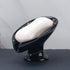 Ceramic Soap Dish, Leaf Shape, Self Draining, Black