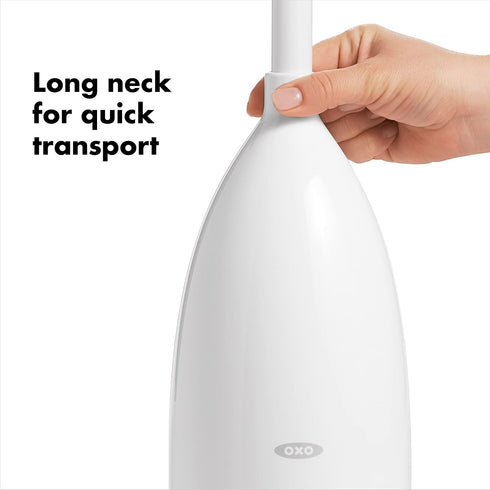 OXO Good Grips Toilet Brush with Canister - Effortless Cleaning