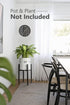 10 Inch Mkono Plant Stand - EXCLUDING Plant Pot, Mid Century Modern Tall Metal Stand Indoor Flower Potted Holder