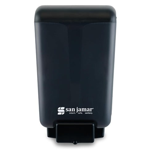 San Jamar Classic Plastic Manual Soap Dispenser, Hand Sanitizer Dispenser, Lotion Dispenser