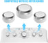 1 PCS WE01X24552 Dryer Timer Control Knob Replacement & 2pcs WH01X24378 Selector Knob Assembly for GE