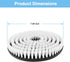 Bvhonwe 2 Pack S7001 S8201 S8001 S7001 S7201 S7000 S7005 S7020 Upgraded Replacement Steam Mop Brush Heads for Shark