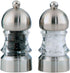 Chef Specialties Clear 3.5" Metro Pepper Mill and Salt Mill Set