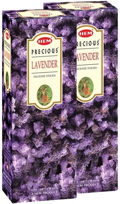 Hem Lavender Incense Sticks – 100g Pack of 2 (200g Total) – Long-Lasting Aromatherapy for Relaxation, Meditation & Home