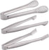 Small Serving Tongs Set, 6-Inch Appetizer Tongs, Stainless Steel Mini Tongs, Set of 6
