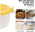 Rice Cooker Fast Microwave Cookware - Portable Heated Lunchbox Oven for Asian Cookware, Simple Travel Food Mug