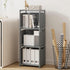 RIIPOO 3-Cube Closet, 4-Layer Versatile Storage Organizer Shelves for Bedroom Space-Saving Bookshelf | Compact Bookcase