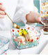 9 OZ Mini Floral Candy Dish, Small Tulip Glass Bowl for Dessert, Snack, and Kitchen Prep