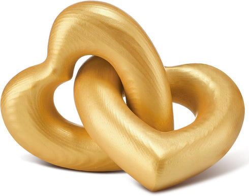 Colingmill Interlocking Wooden Hearts Keepsake Mom Gifts Handmade Wooden Heart Knot Decor Wedding