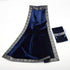 BLESSUME Square Velvet Altar Tarot Table Cloth and Pouch, Dark Blue