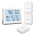 AMIR Indoor Outdoor Thermometer, 3 Channels Digital Hygrometer Thermometer with 3 Sensor, Temperature