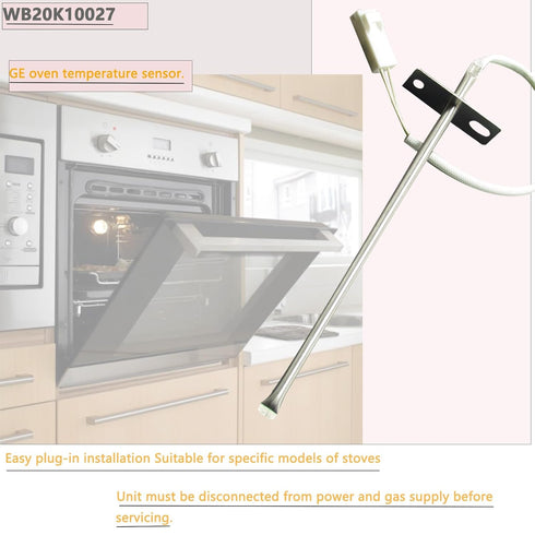 OEM WB20K10027 Temperature Sensor - Compatible GE Range Oven Temperature Sensor WB20K10027
