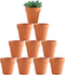 Yishang Terracotta Flower Pot - 4 Inch Clay Planter with Drain Hole for Succulent Cactus, Great for Nursery Planter,