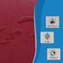 15"-20" 4 Pack Sigmat Round Stool Covers, Stretch Waterproof Bar Stool Seat Cover Round Chair Covers Burgandy