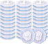 RLOW 30 Count Disposable Toilet Brush Heads, Toilet Bowl Wand Refills for Clorox