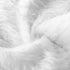Christmas Tree Plush Skirts, 30 inches White Pure Long Haired Faux Fur Xmas Tree Skirt for Holiday Decorations