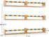 birola 32 inches Set 3,Wall Nursery Book Shelves of Bookshelves for Kids,Nursery Shelves for Bookshelf Wall,Book Shelf