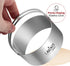 5 Pieces Biscuit Cutter Set, Round Cookies Cutters with Handle, 18/8 Stainless Steel Pastry and Dough Cutters