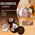 Lobyn Value Packs: 5-Piece Café Latte Kitchen Towel Set - Quilted Oven Mitt & 2 Potholders