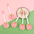 MWRDSM 5 (5) Pcs Ceramic Soup Spoons Cute Strawberry Spoons Long Handle Porcelain Tablespoons Reusable Dinnerware
