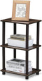 FURINNO Turn-N-Tube 2 Space Shelf, Walnut/Brown