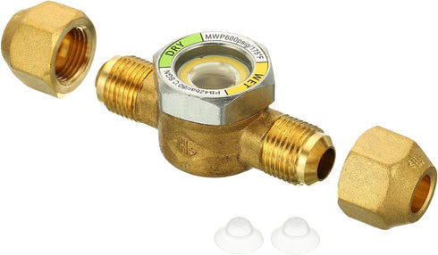 PATIKIL 3/8 x 3/8 SAE Universal Sight Glass, Liquid Moisture Indicator for Air Conditioning HVAC Refrigeration