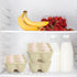 DEAYOU 3-Pack 18 Cups Ceramic Egg Tray - 6-Cup Porcelain Egg Holder Container for Countertop, Fridge, Kitchen