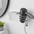 hicorfe Hair Dryer Holder 3 in 1, Wall Mounted Organizer for Bathroom Bedroom Hair Care Styling Tools