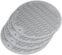 Trivets for Hot Pots and Pans - 4 Pack Silicone Trivet Mats 7.8 inch for Quartz Countertops and Heat Resistance Gray