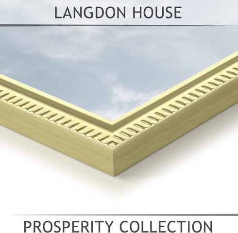 Langdon House 8x10 Picture Frames, Gold, 6 Pack, Contemporary Frame Set for Wall Mount or Table Top