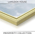 Langdon House 8x10 Picture Frames, Gold, 6 Pack, Contemporary Frame Set for Wall Mount or Table Top
