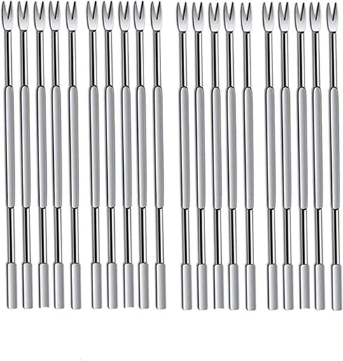 6KTOOOLS 20 Pcs Robust and Lobster Forks, Sea Food Tools Set, Nut Cracker,
