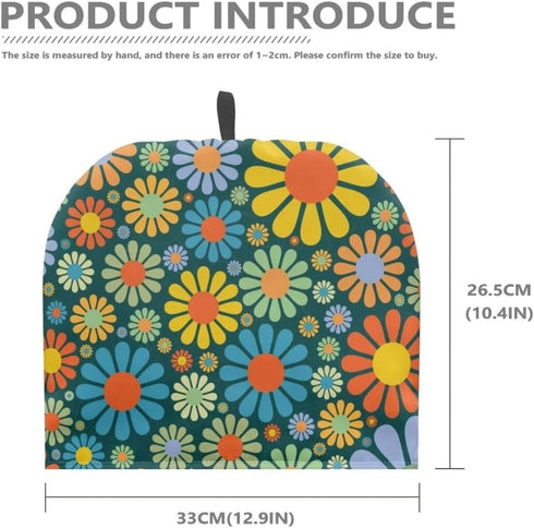 Brown Mandala Teapot Cozy for Keeping Warm Ethnic Style Insulated Kettle Cover Kitchen Home Decorative Tea Pots Cozy,Breakfast Warmer