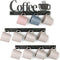 HULISEN Coffee Mug Wall Rack - Wall Mounted Coffee Cup Holder with 12 Heavy Duty Hooks and Metal Sign