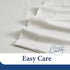 Cosy House Collection Set of 2 Luxury Cooling Pillow Cases - Standard, Silver, Breathable & Cooling with Envelope