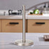Paper Towel Holder Countertop, One-Handed Ripping Paper Towel Roll Holder Freestanding, Heavy Base Rust-Proof, One Hand Pull and Tear, NOT Tip Over by Siwil