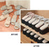 Soerreo (10 Set) Shoe Slot Storage Box Adjustable Shoe Rack Save Space Suitable for High Low Heels, Sneakers