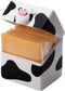 Joie Moo Moo Sliced Cheese Storage Container, Flip Top Fridge Organizer Box,