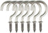 50 Pcs (304) Stainless Steel Screw Ceiling Hooks, 7/8 Inch Cup Hook Screw-in Light Hooks for Outdoor and Indoor Hanging