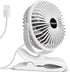 BESKAR Clip on Fan - 360° Rotation Quiet Stroller Fan with Strong Airflow, Portable Small Fan for Office, Bedroom