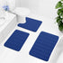 Buganda Memory Foam U-Shaped Contour Toilet Rugs, Non-Slip Absorbent Toilet Mat, Thick Soft Washable Bathroom Rugs (24"