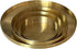 UniDes Tray,12.6 Inch Round Gold Brass Decorative Tray for Modern Home,Stainless Steel Serving Tray for Vanity