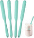 4 Pcs Silicone Jar Spatula,10 Inch Jam Spreader for Peanut Butter,Heat-Resistant Food-Grade