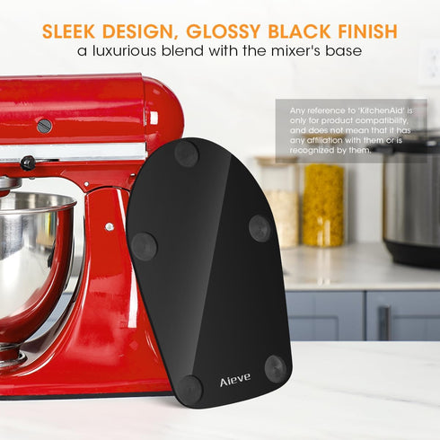 Aieve Upgrade Mixer Slider Board - Compatible with KitchenAid 4.5-5 QT Tilt-Head Stand Mixer, Black